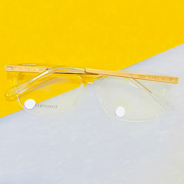 Armação de Óculos Retangular TF2131 Transparente